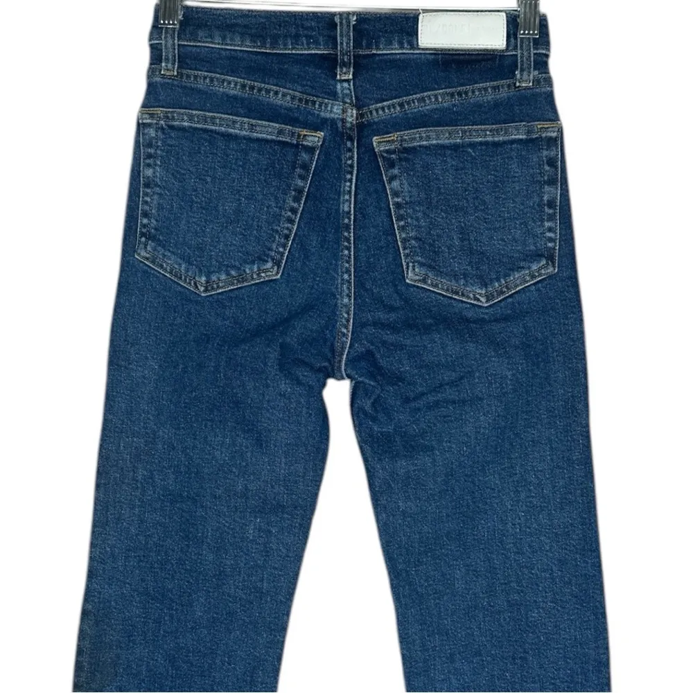 RE/DONE High Rise Stove Pipe Straight Leg Jeans Size 24 - Image 9