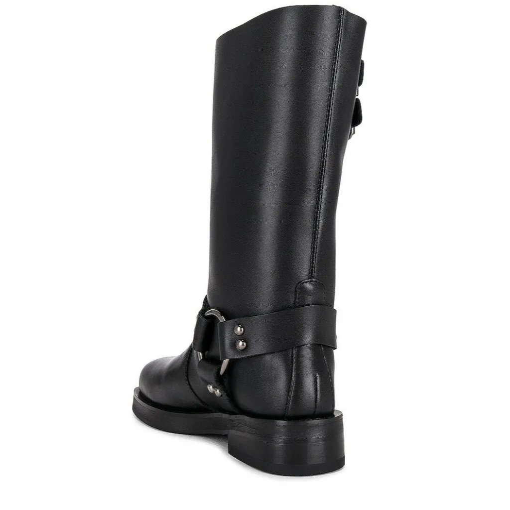 Raye Dakota Moto Boots in Black 10 with box Womens Leather - Image 2