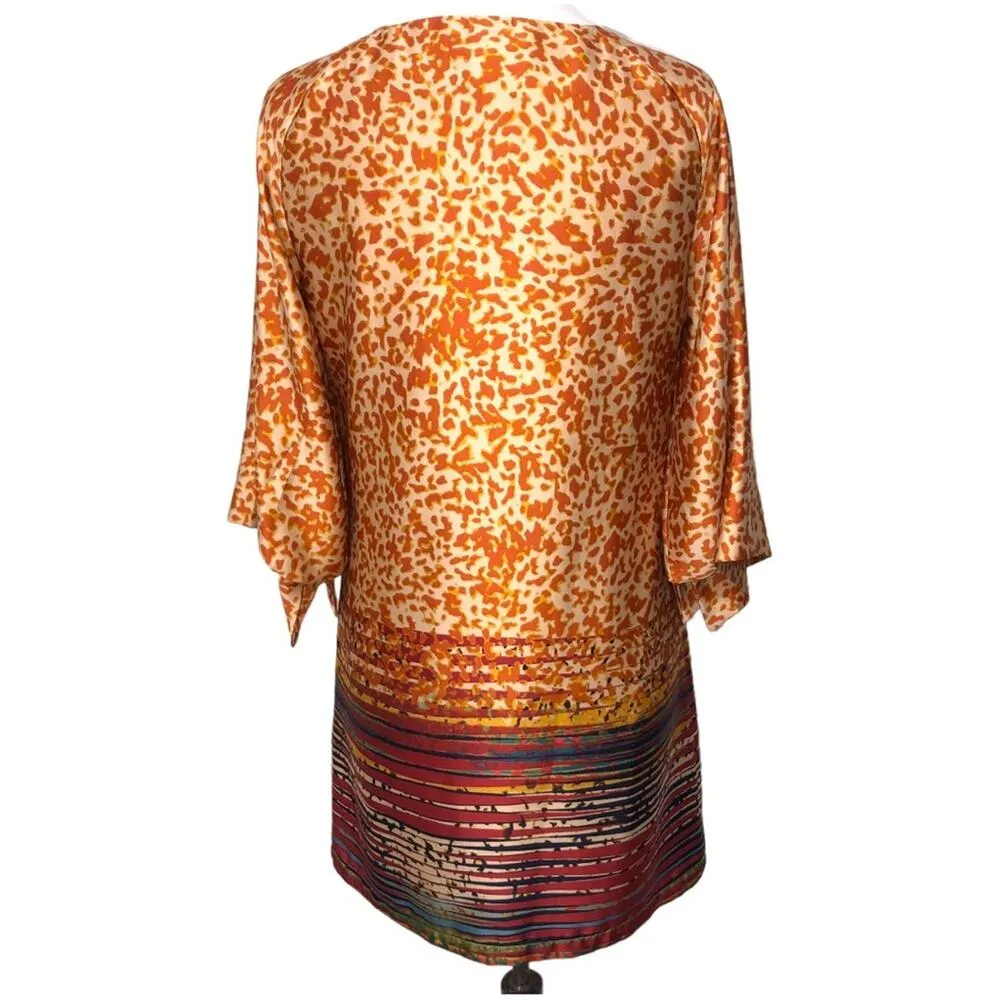 Uncle Frank Boho Print Tunic Dress Size Small EUC - Image 4