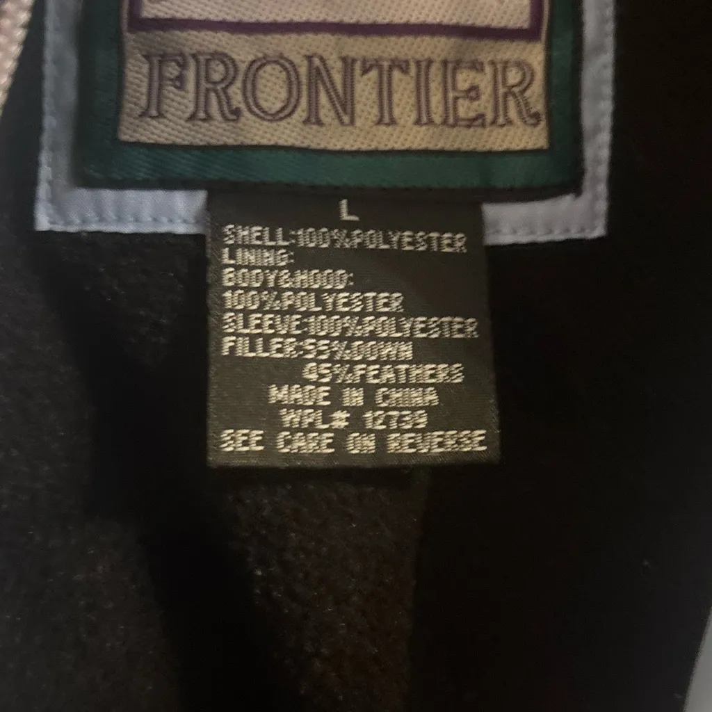 Blue Puffer Jacket Size L - Image 6