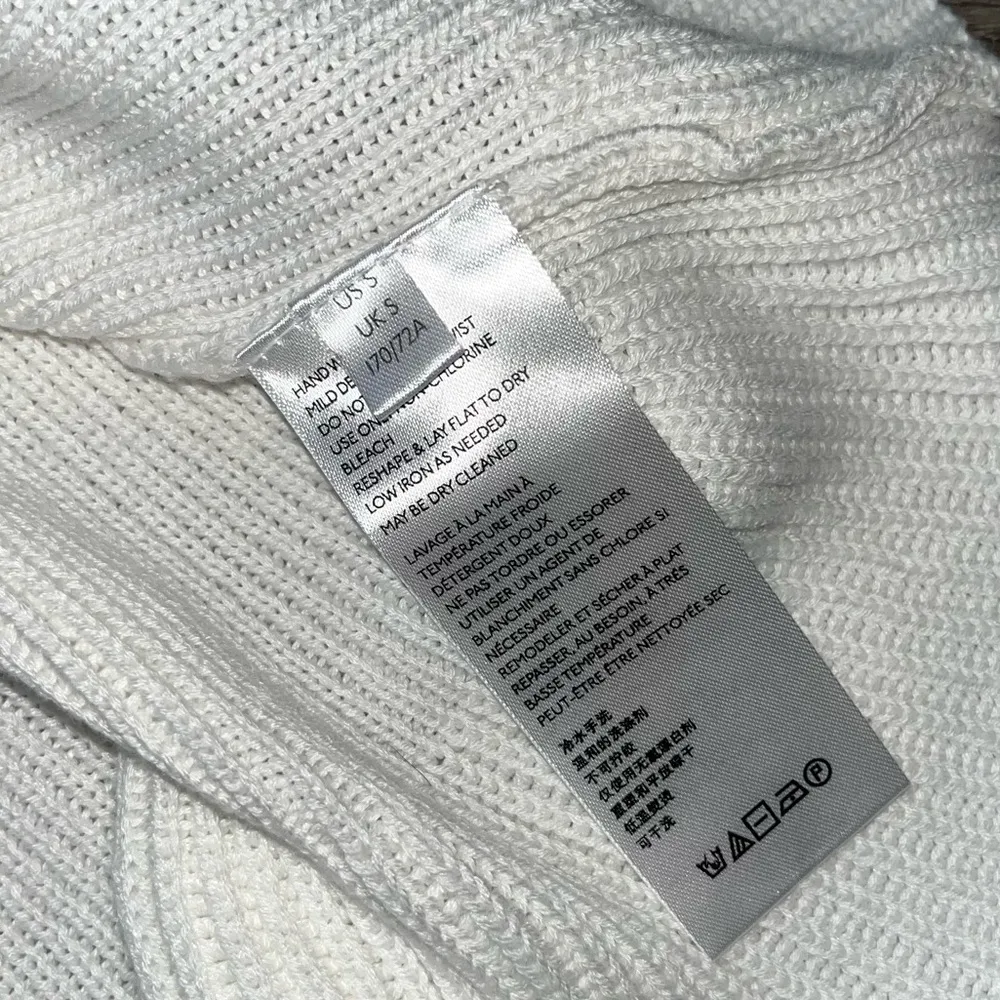 Free People  Solid Gold Ivory Ribbed Knit Mini Skirt Small - Image 7