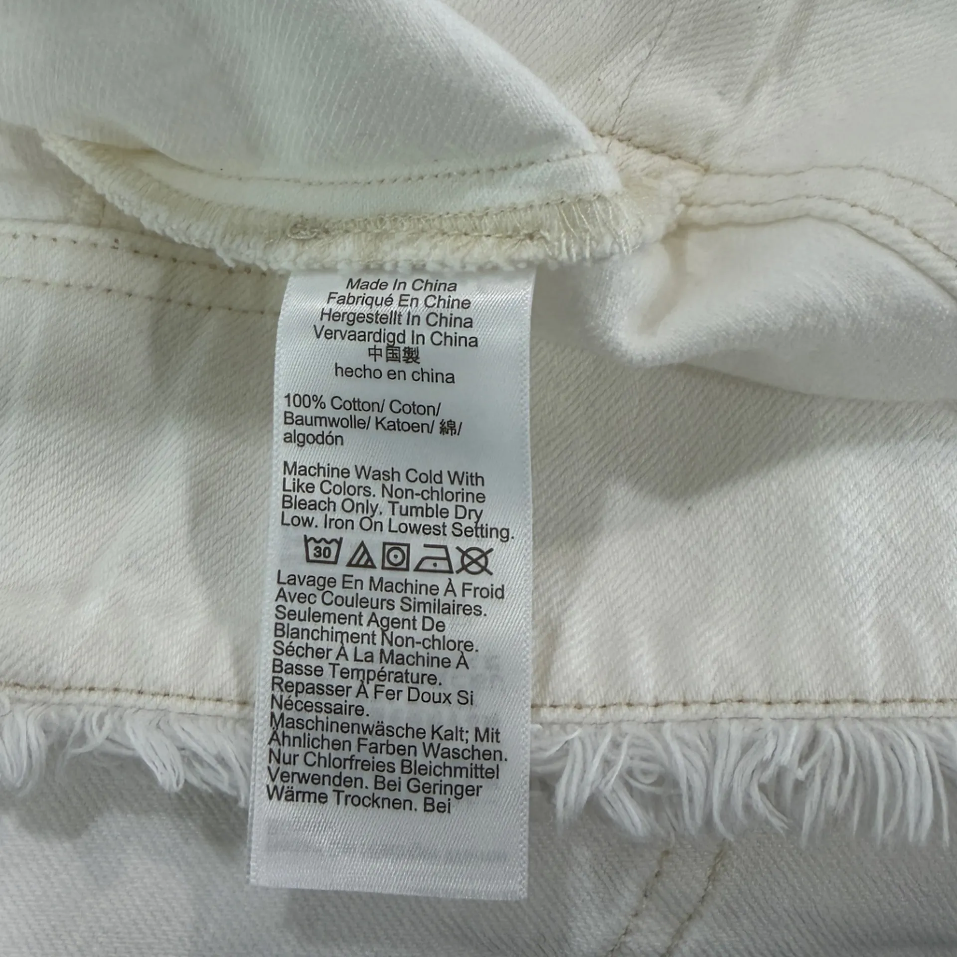 Madewell Denim Scoopneck Midi Dress in Pure White Wash NWT size XXS - Image 7