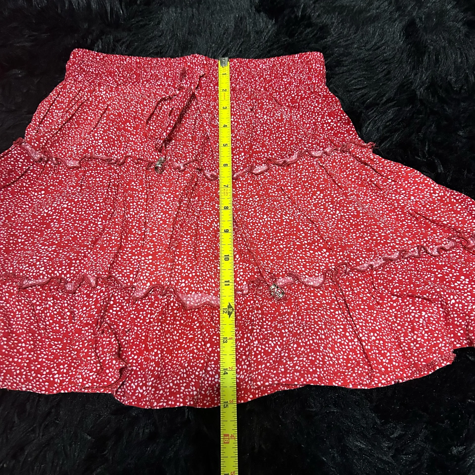 Princess Polly red floral print mini skirt  - Image 6