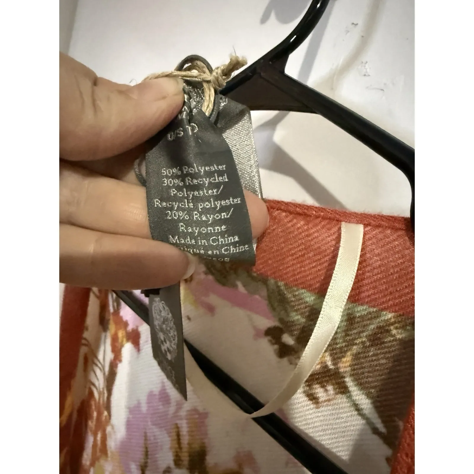 Vince Camuto Floral Neutral Kimono One Size NWT - Image 3