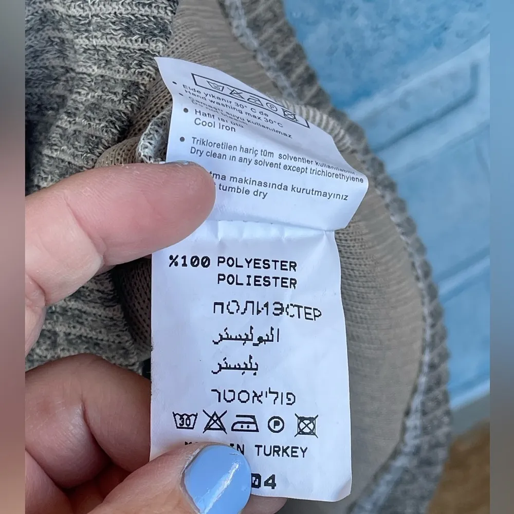 La Pateau sweater pearl detail dress size 8 Gray - Image 11