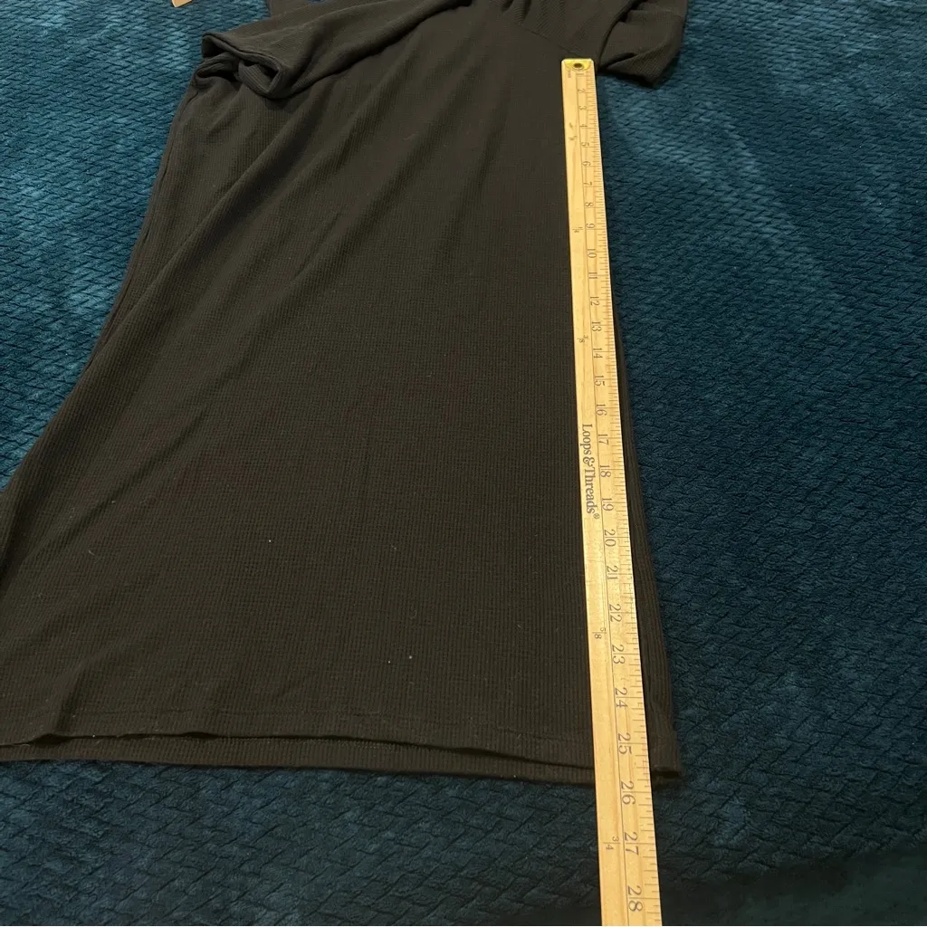 Athleta Wind Down Sleep V-Neck Romper Stretch Waffle Knit Relaxed Fit Stretch M - Image 15