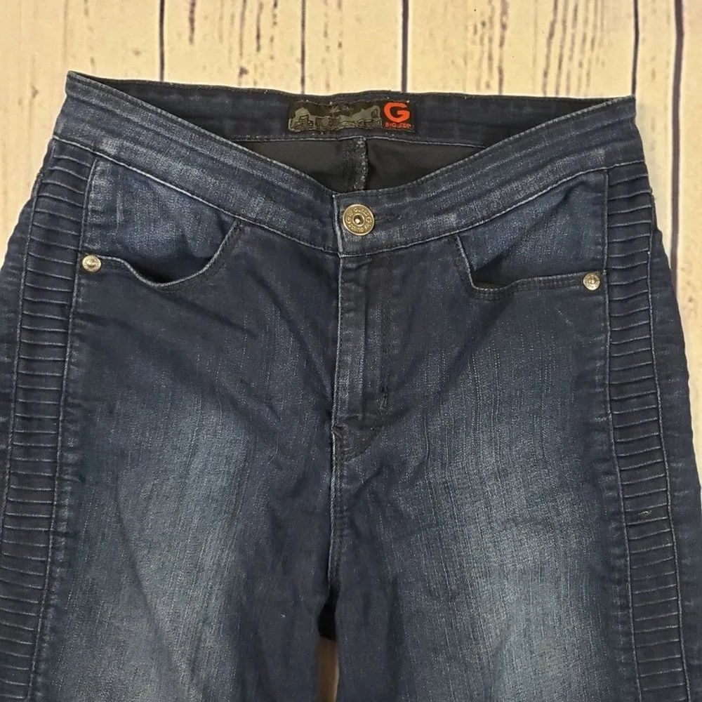 G by Guess Dark Wash Blue Denim Skinny Jeans Women's Size 25 - Image 5