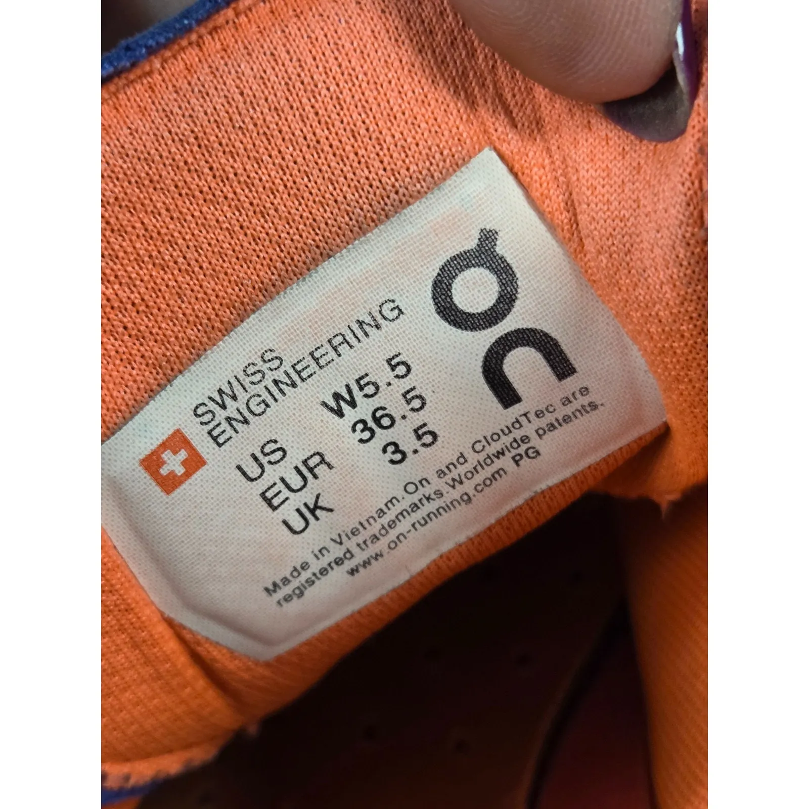 On Cloud Cloud X Womens Shoe Size 5.5 Red Running Athletic Sneakers - Image 12