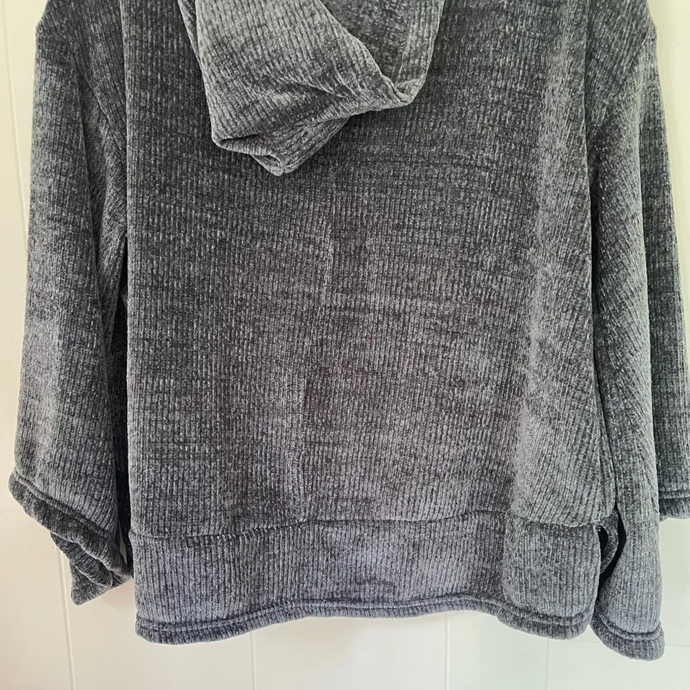 Gilligan & O’Malley Cozy Soft Grey Hooded Pullover Sweater ~ Women’s Size XL Gray - Image 7