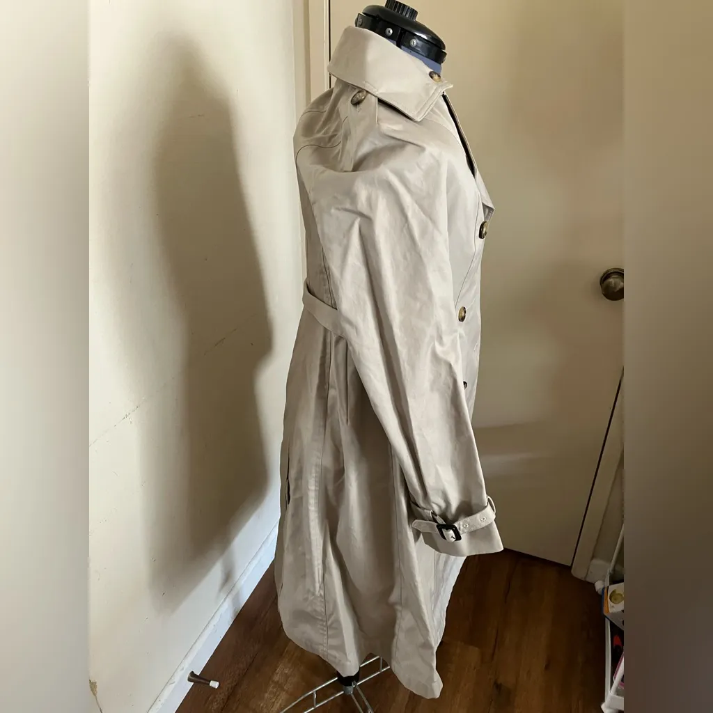 All Saints Alexandria Trench Double Breasted Belted Womens - Image 5