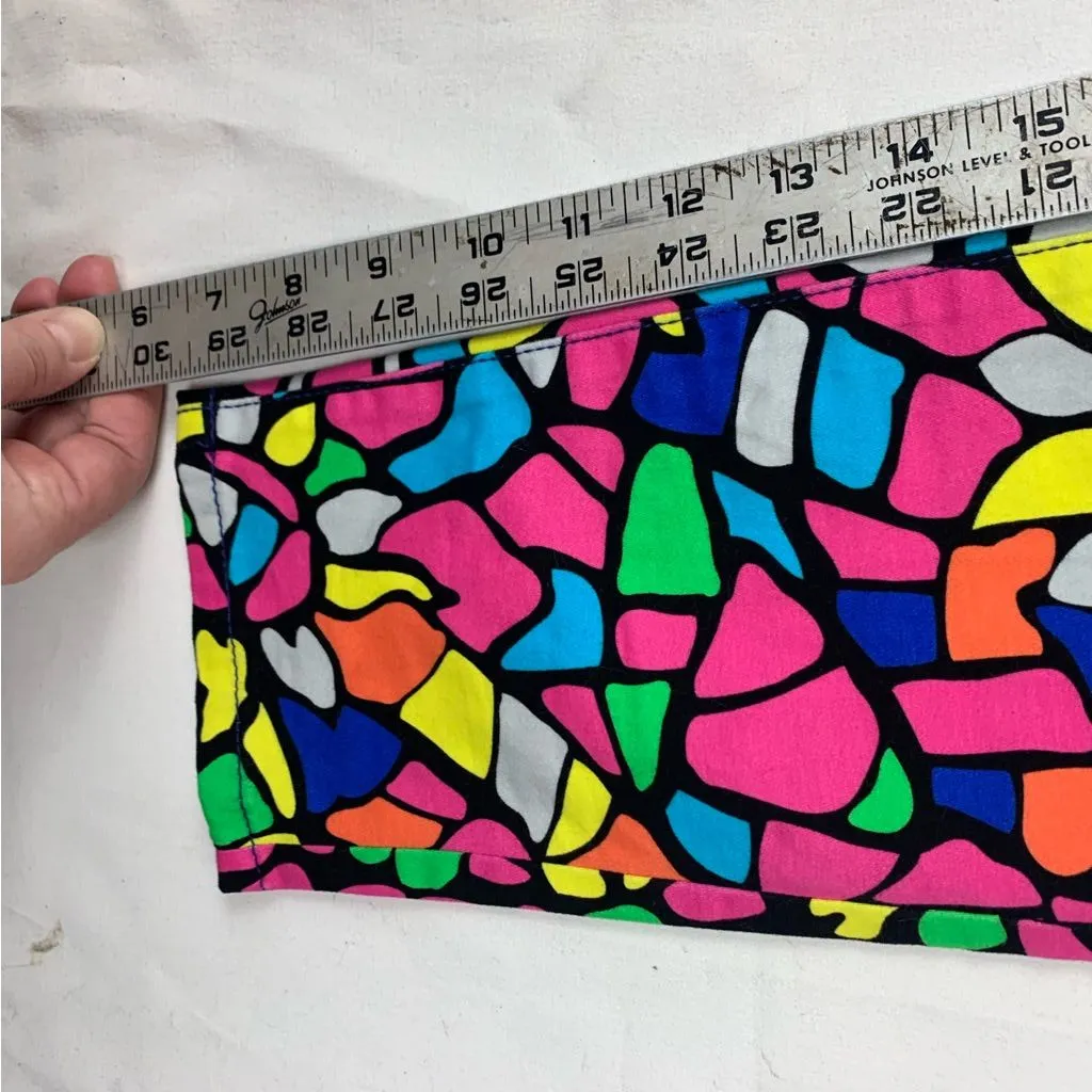 Nanette Lepore size 9 Lamour Multicolor Abstract skinny jeans jeggings colorful - Image 7