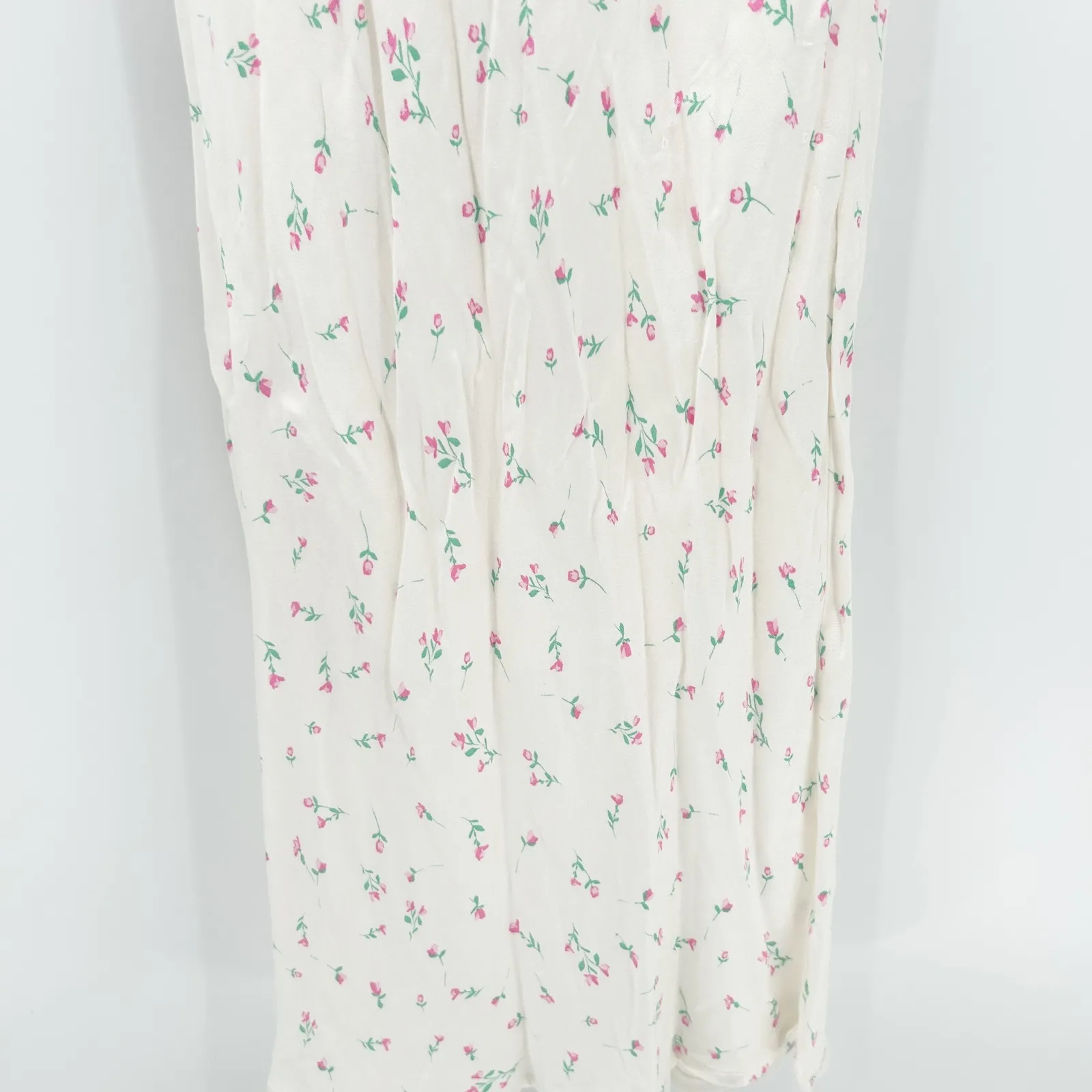 Wild Fable Cottagecore Coquette Fairy‎ Ditsy Floral Ruched Front Maxi Slip Dress - Image 5