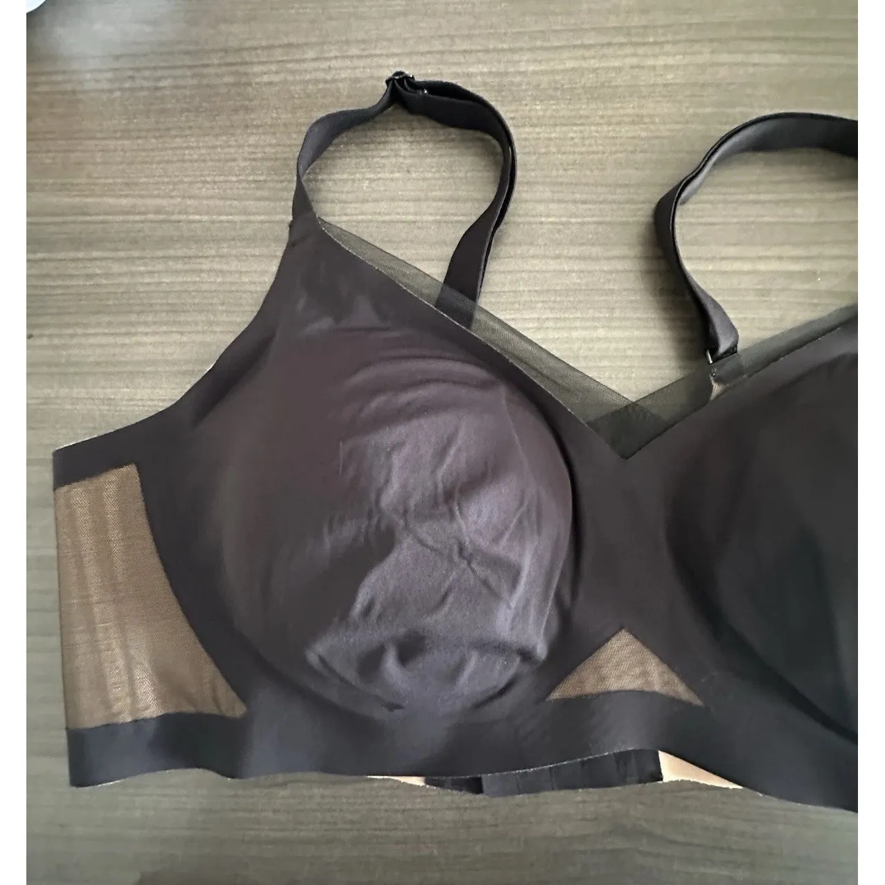 Honeylove Soft Form Bra Size 1X Black Wireless Seamless Padded Pullover - Image 2