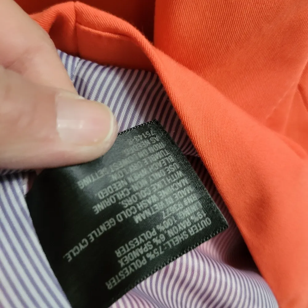 Worthington bright orange ponte knit open front blazer size 1X - Image 7