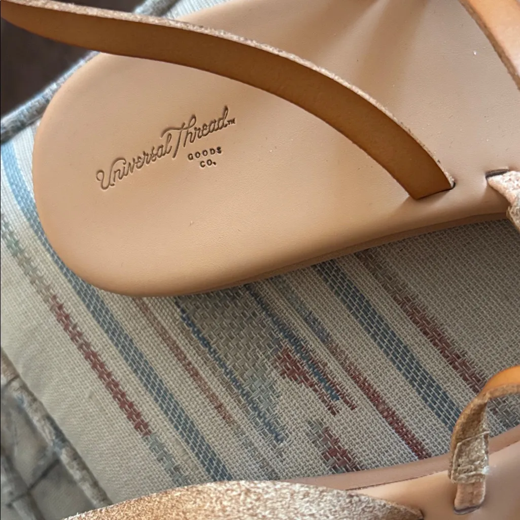 Universal Thread Strappy Sandals 9 1/2  wide BRAND NEW - Image 2