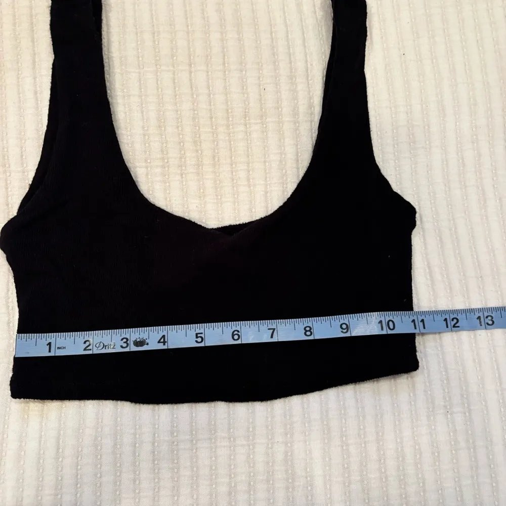 Naked Wardrobe Black Knit Double Lined Womens Bralette Size Small - Image 5