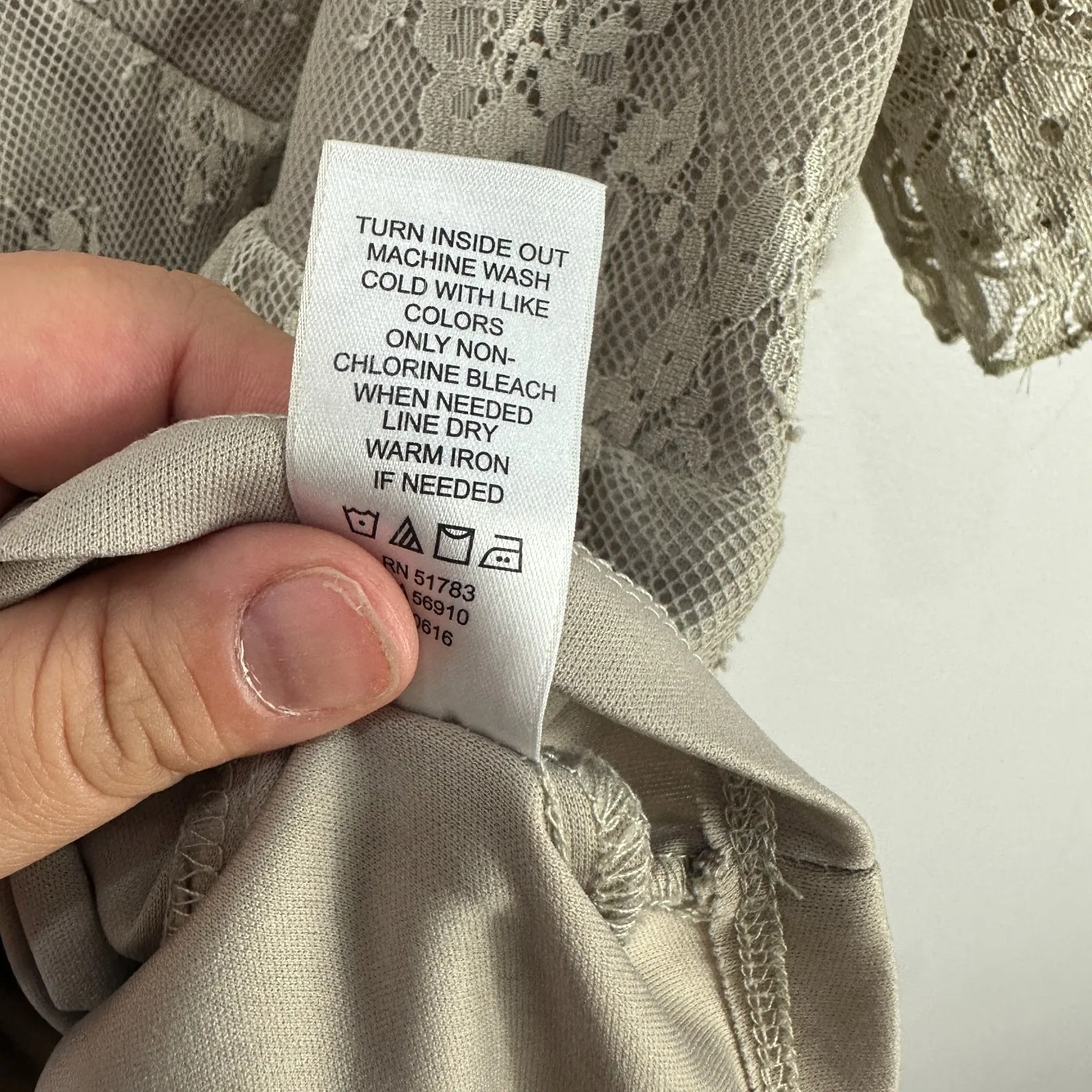 Maurices Babydoll Fairy Top Womens S Beige Lace Boho Romantic Cottagecore Y2K‎ - Image 6