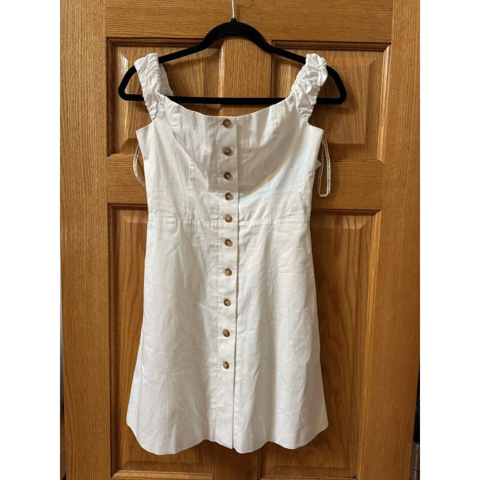 Favorite Daughter THE LOVESICK MINI DRESS size 4 white MSRP $258.00 - Image 4