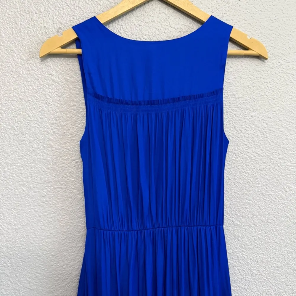 Banana Republic Cobalt Blue Sleeveless‎ Dress Size 0 Maxi - Image 6