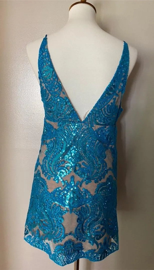 Night Shimmers Mini Dress - Image 8