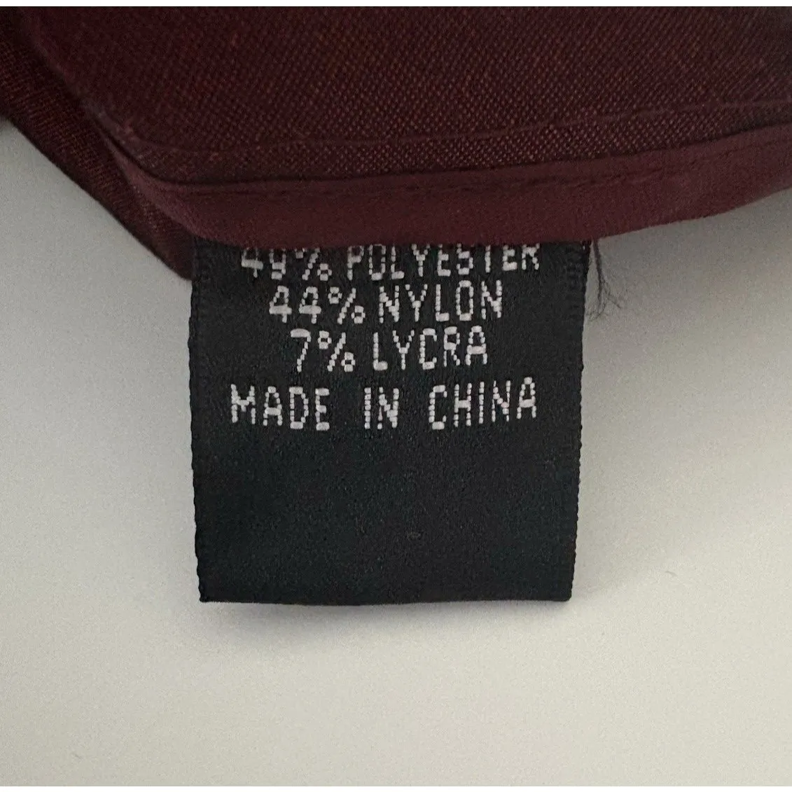 Adriana Papell Jacket Top XL Burgundy Iridescent Ruffled Collar Vamp Dark Gothic - Image 4