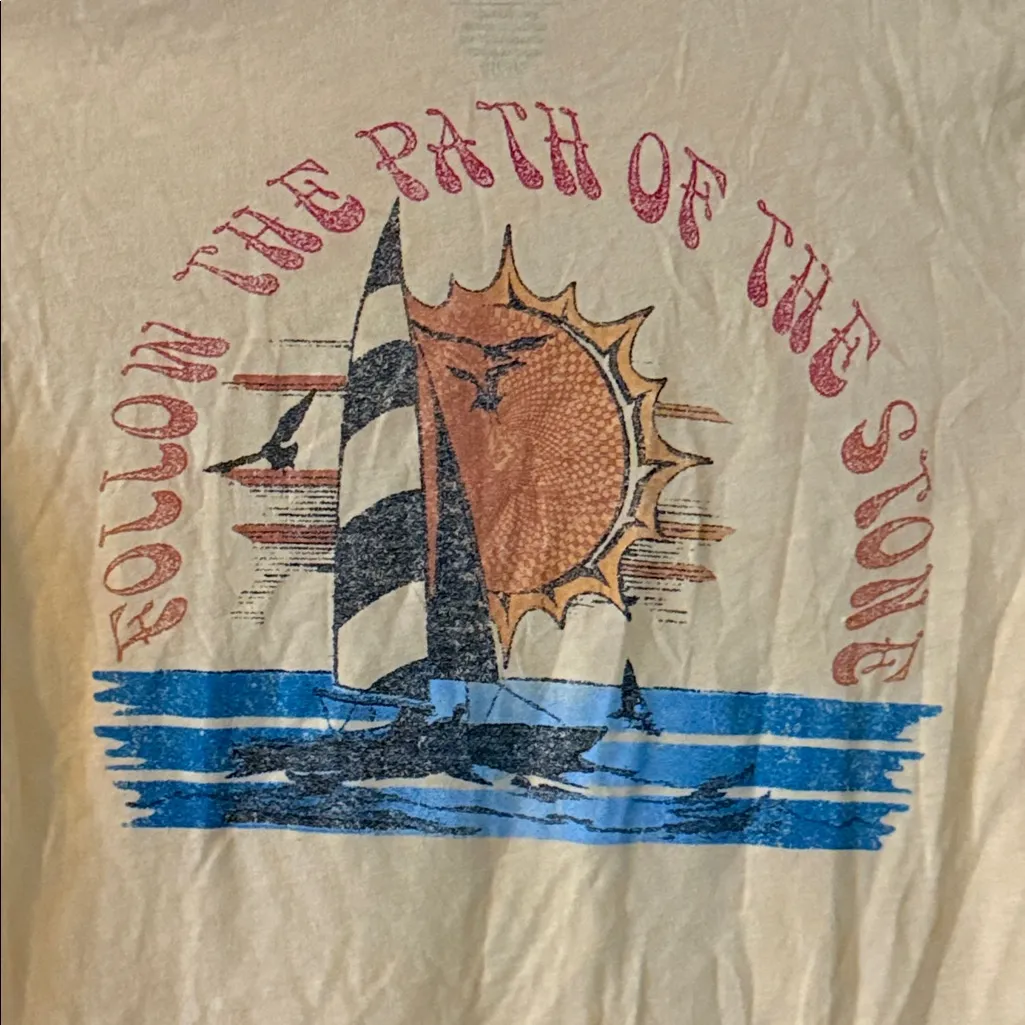 Volcom True To This Size Small Women's Teen Follow the Path of the Stone T-Shirt - Image 4