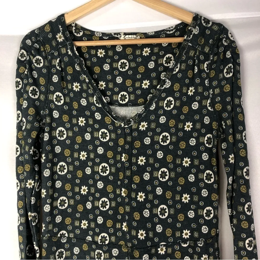 Free People Intimately Home Alone Long John One Piece Long Sleeve Pajamas S - Image 4