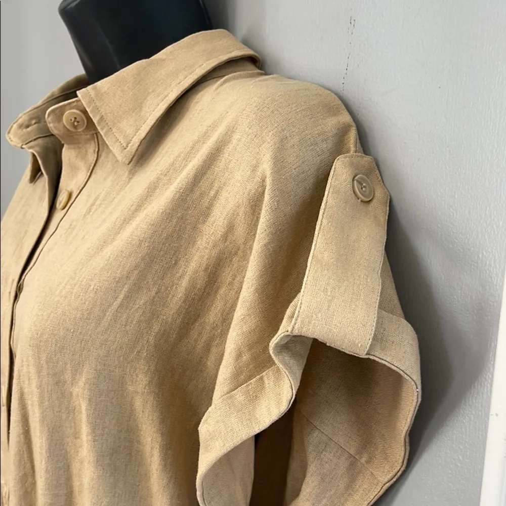 Steve Madden Tan Dolman Sleeve Jumpsuit - Image 3