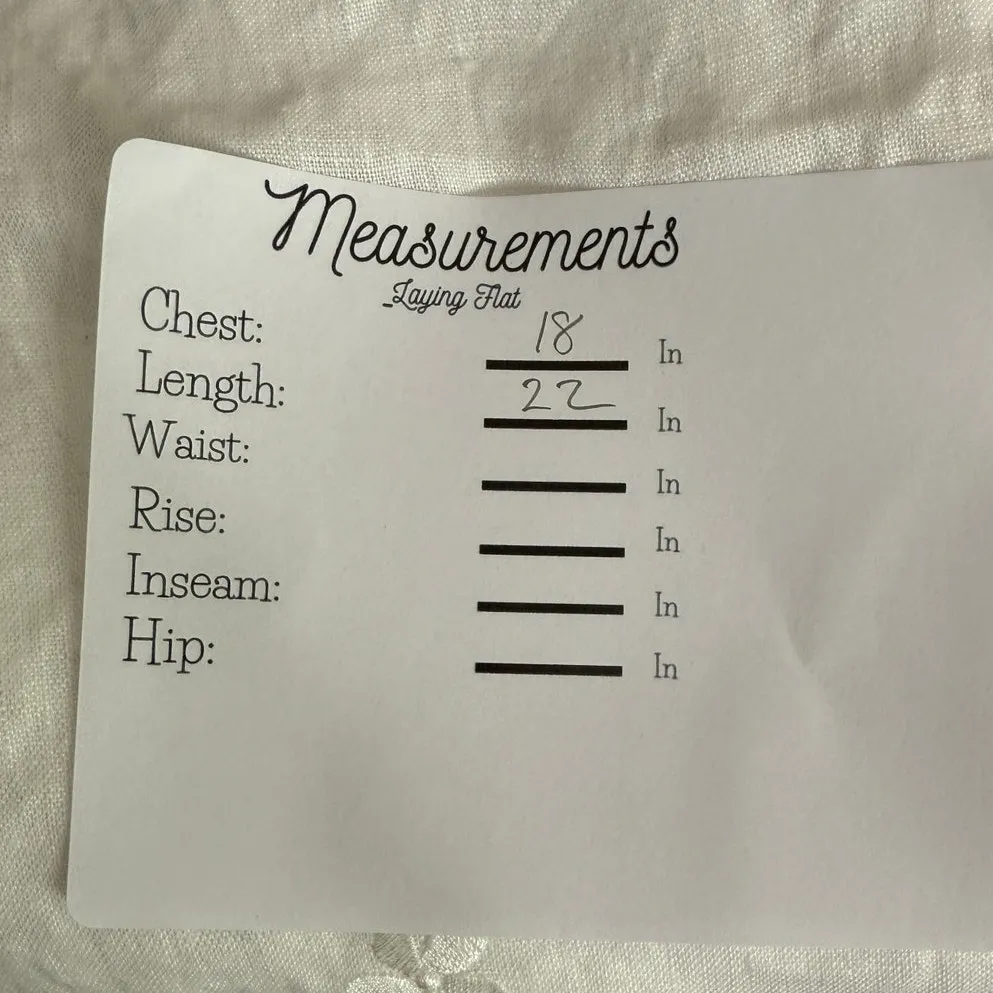 J. Crew Lightweight Linen Embroidery Scalloped Hem and Short Sleeve Top 2 White - Image 8