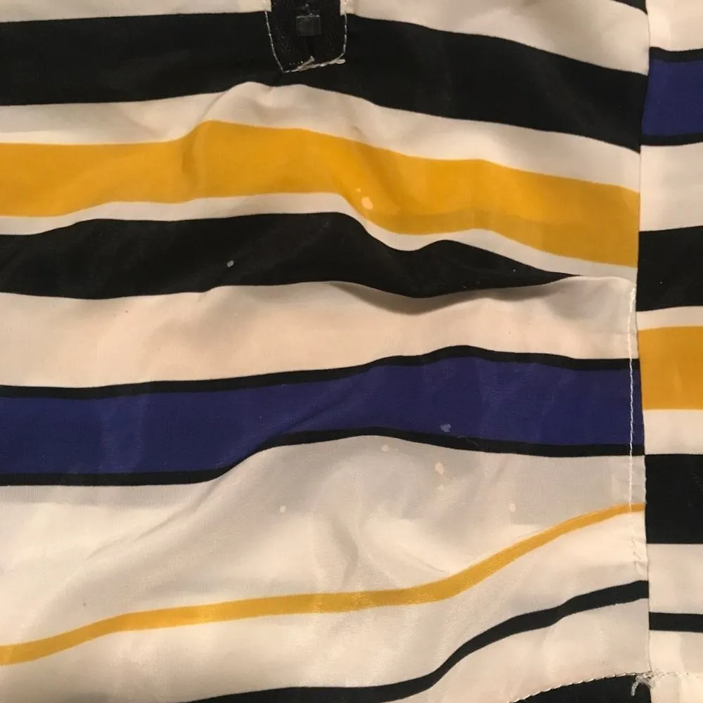 Striped Mini Dress With Pockets - Image 7