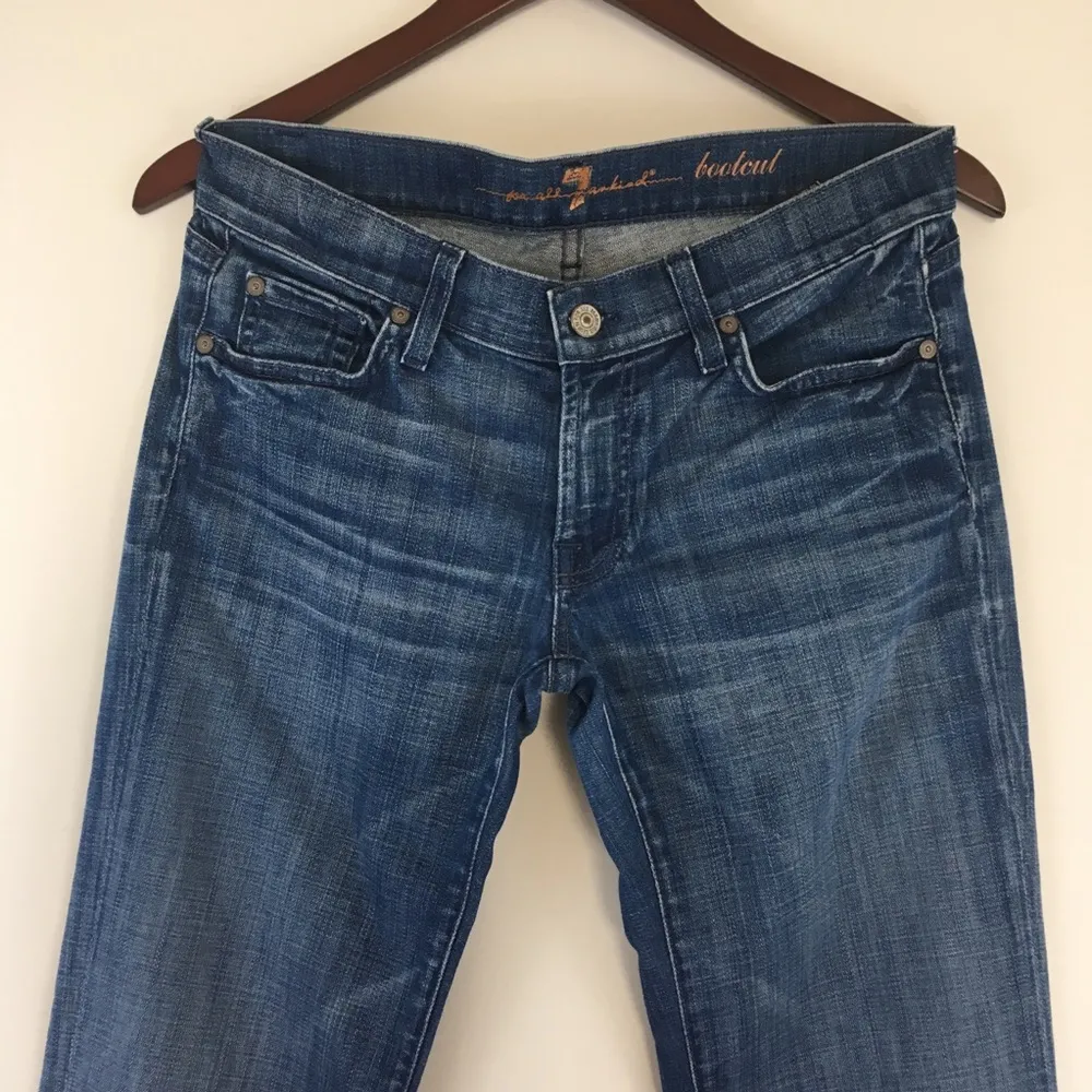 7 For All Mankind Bootcut Embellished Jeans - Image 4