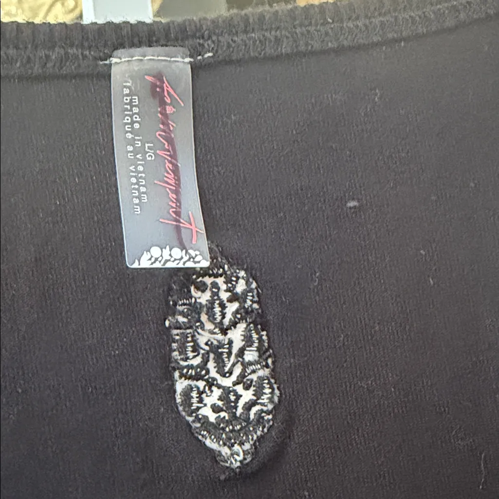 Free People Movement Make It Count Onsie One Piece Black Size L - Image 5