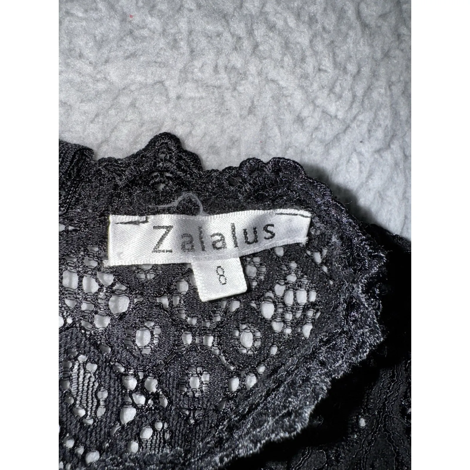 Zalalus Dress Women 8 Black Lace Short Cocktail Fairy‎ Whitchy Whimsigoth - Image 9