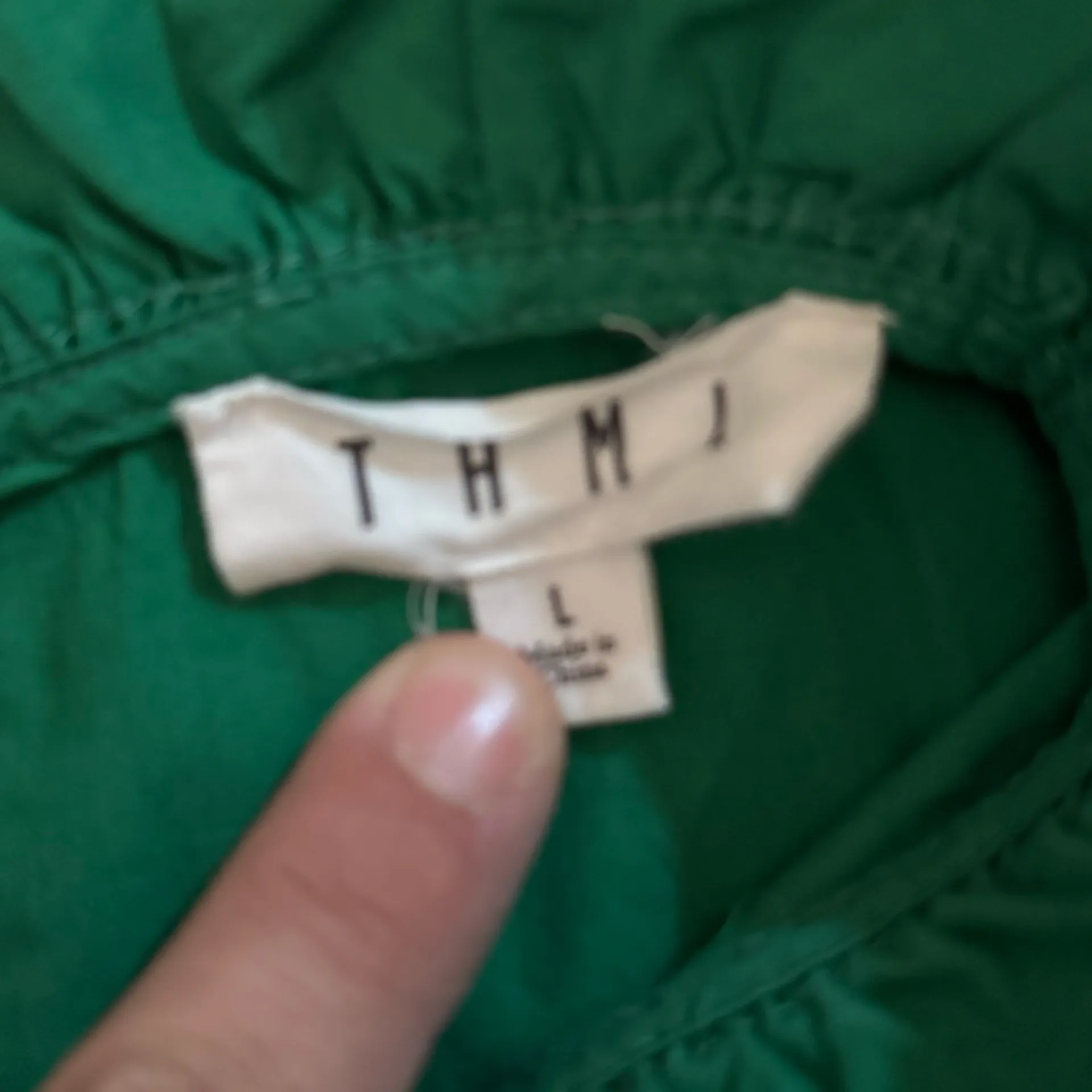 THML  Poplin Ruffle Neck Top - Image 3