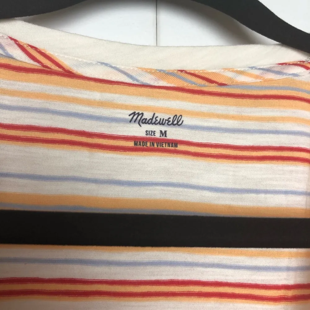 Madewell Whisper Cotton V Neck Pocket Tank NWT - Image 5