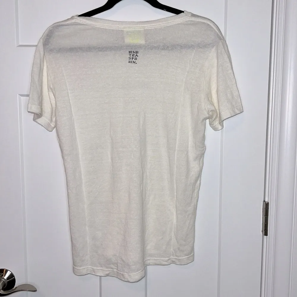 NWT  OT Linen Tee - Natural - Image 3