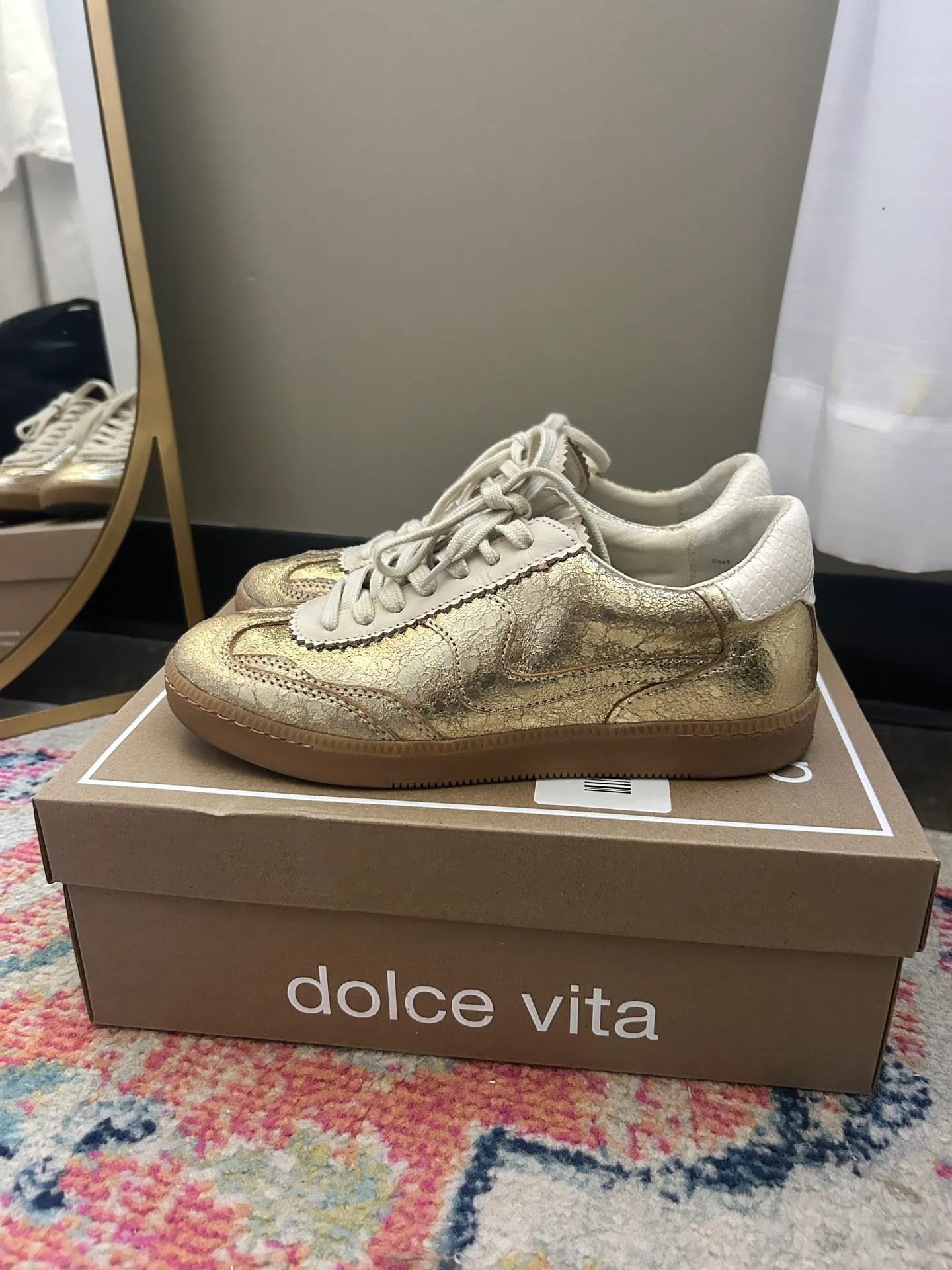 Dolce Vita Sneakers Gold Size 8 - Image 7