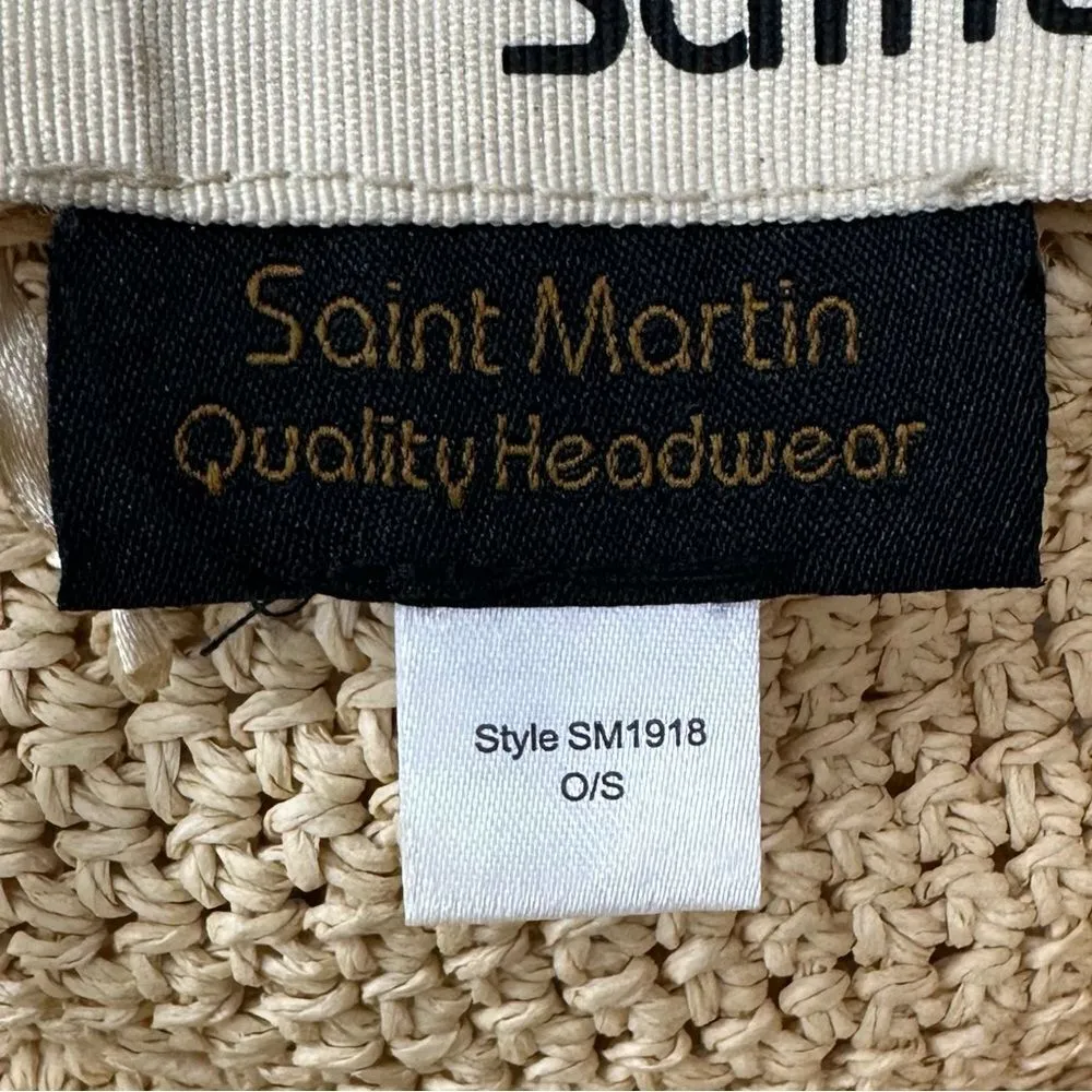 Saint Martin 100% Paper Packable Braid Sun Hat - Image 10