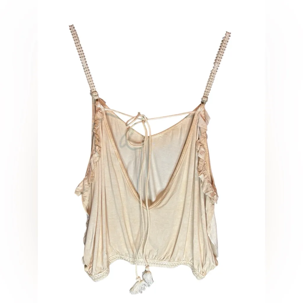 POL Cream Ruffled Camisole‎ - Image 2