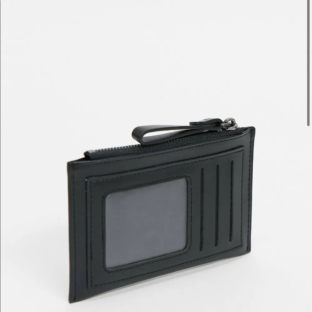 Claudia Canova zip top card holder‎ in black - Image 2