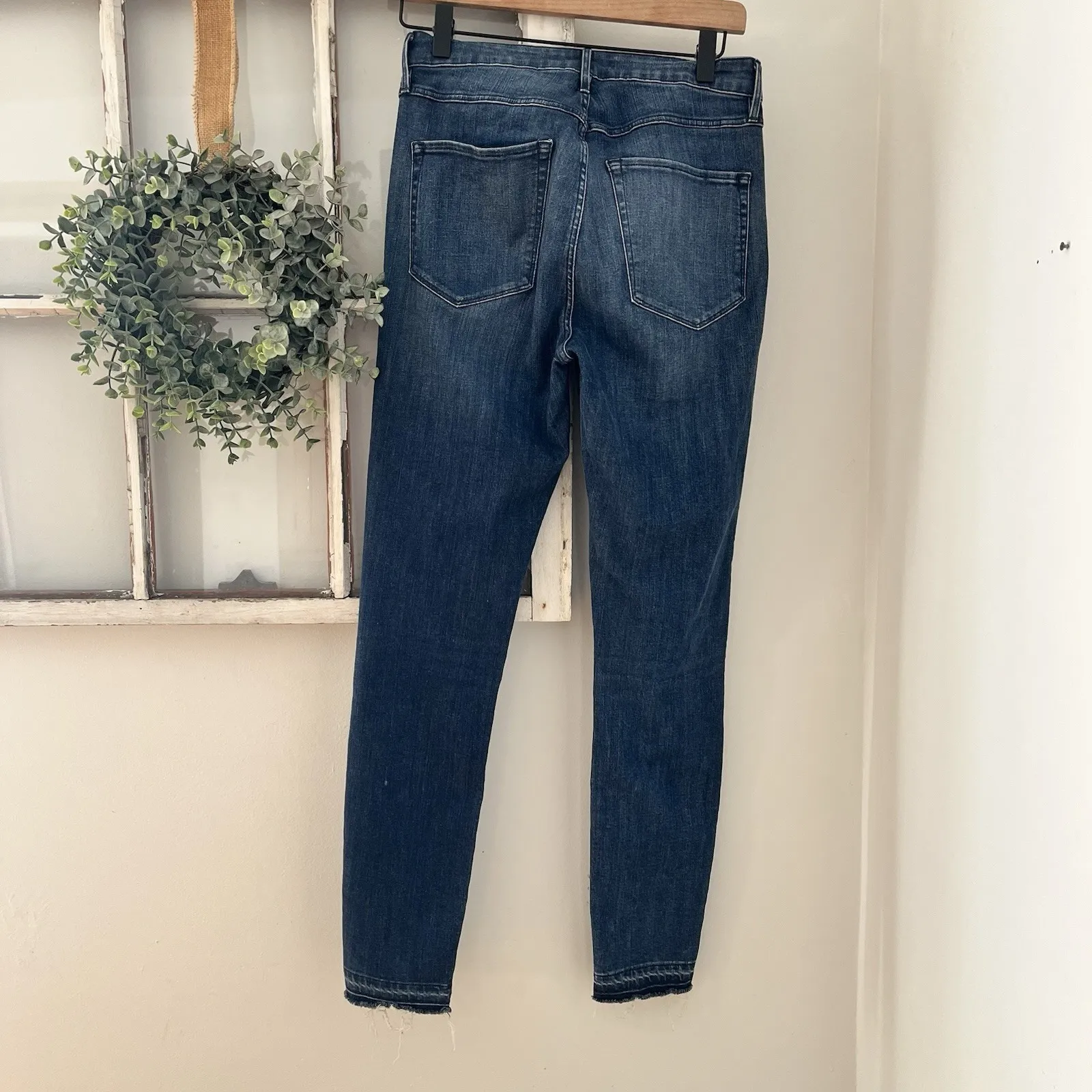 3x1 NYC Higher Ground High Rise Sleek Skinny Vamp Jeans Size 27 Blue - Image 8