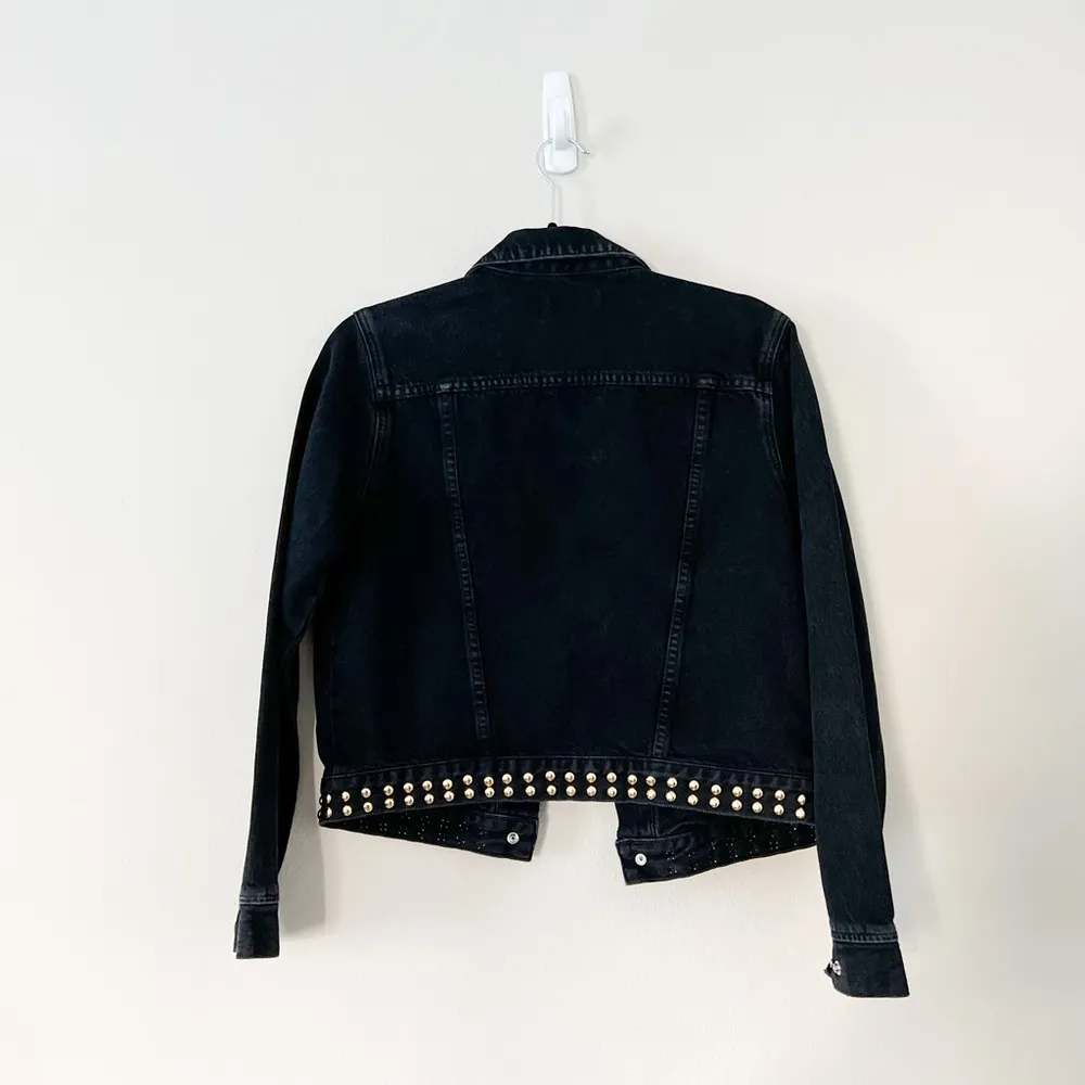 AGOLDE  Reputation Studded Overtone Jean Jacket Medium - Image 80