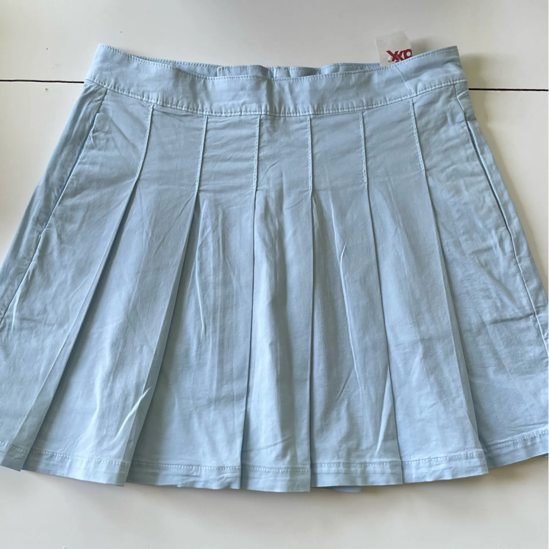 American Eagle Light Baby Blue Pastel Pleated Tennis Skirt Size 6 NWT - Image 6