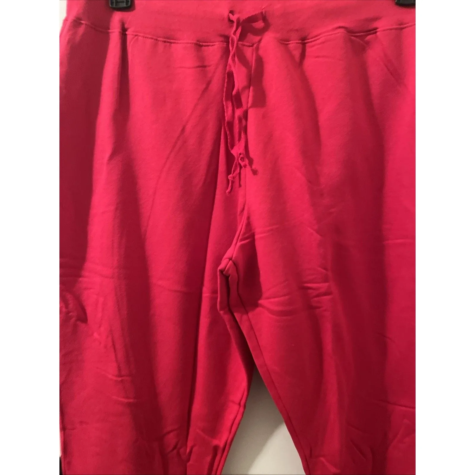 Hanes Women's Open Leg Bottom Fleece Sweatpants Size 3XL 24-26 Red - Image 5