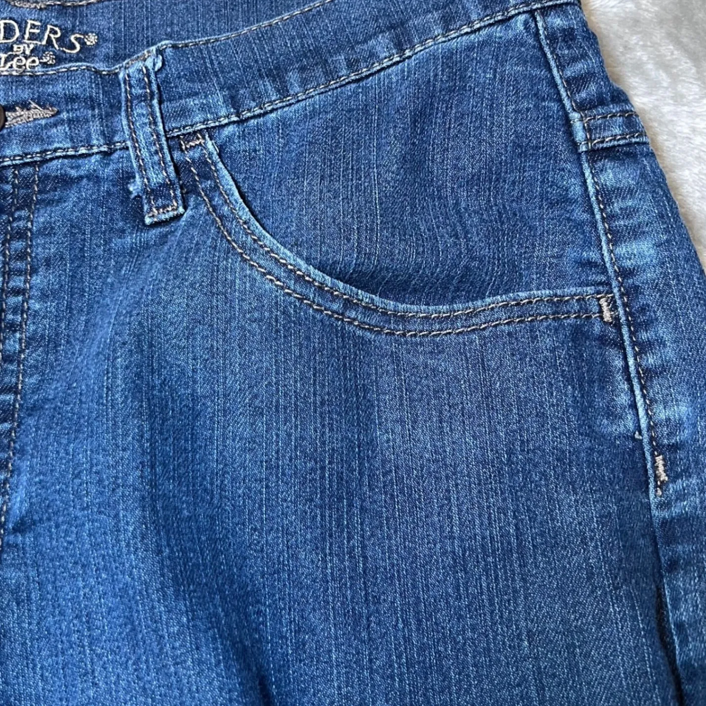 Riders by Lee Blue Jean Capri Pants Womens 10 Denim Casual Everyday Comfortable - Image 16