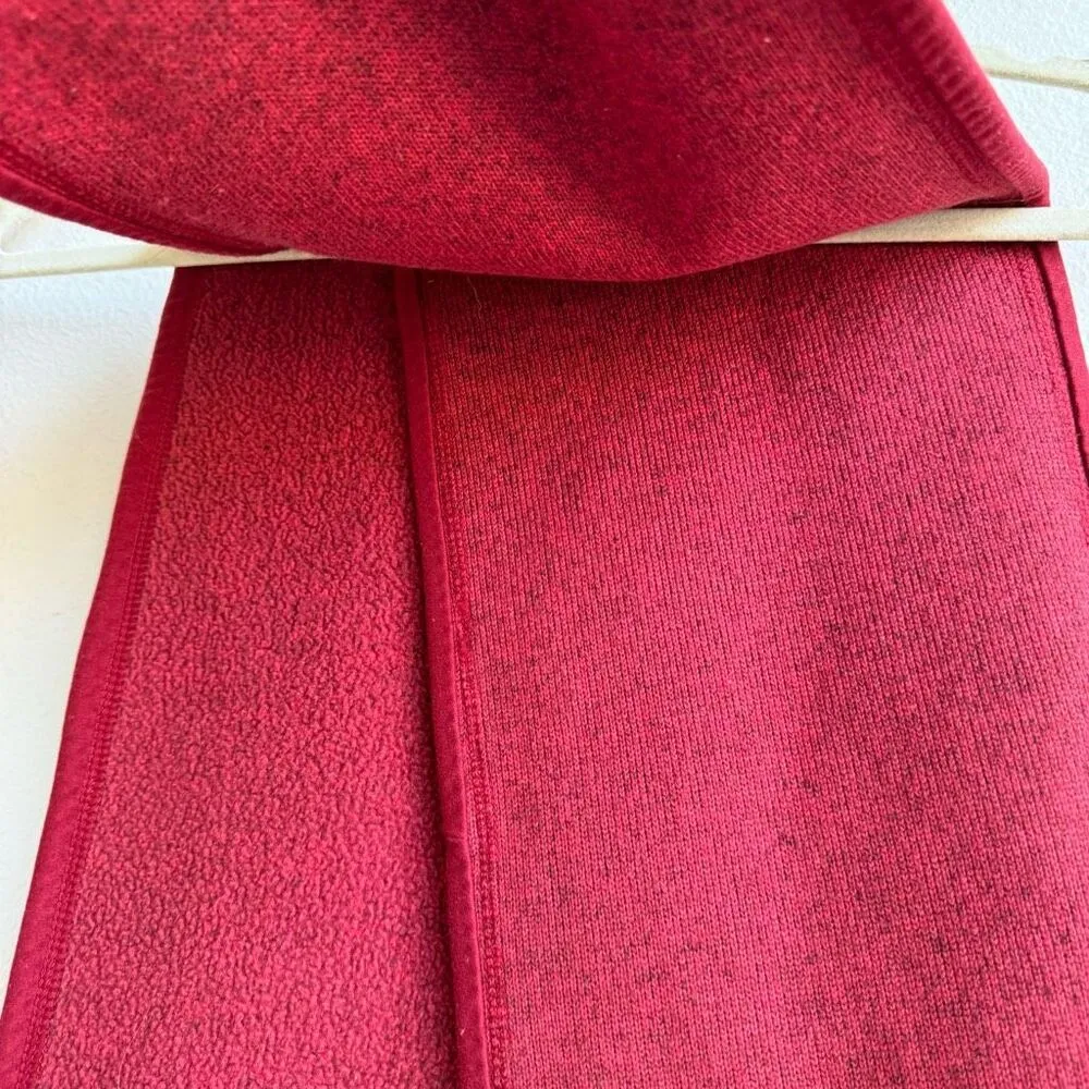 Patagonia Better Sweater Responsible Sustainable Polyester Scarf Unisex Red - Image 7