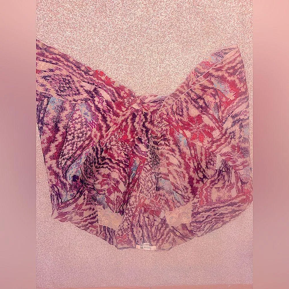 Women’s Vintage Forever 21 Sheer Cover up - Image 2