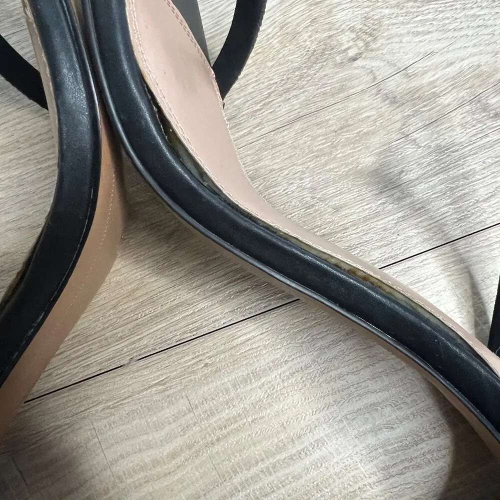 Steven New York Black Rhinestone Jercy Heel Sandals Slip On Size‎ 11 - Image 7