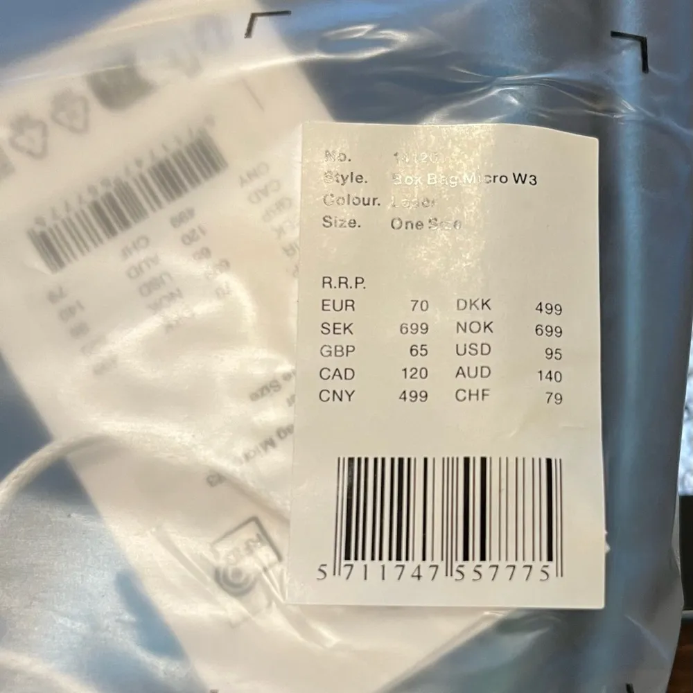 Rains Micro Box Bag w/ Shoulder Strap, Laser Blue, NWT, List Price $95, Blue - Image 10