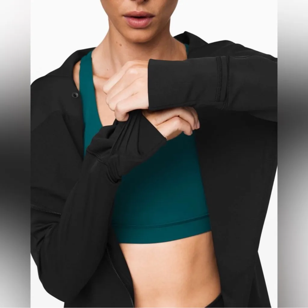 Lululemon Every Journey Hooded Jacket Womens 6 Black Zip Front - Image 5